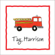 Firetruck Gift Enclosures Image 1 of 2